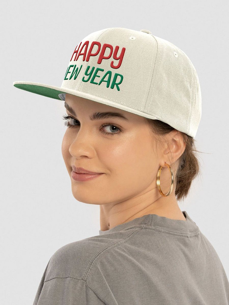Embroidery New Year Snapback Cap product image (40)