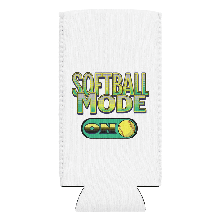 Softball Mode On Can Cooler product image (2)