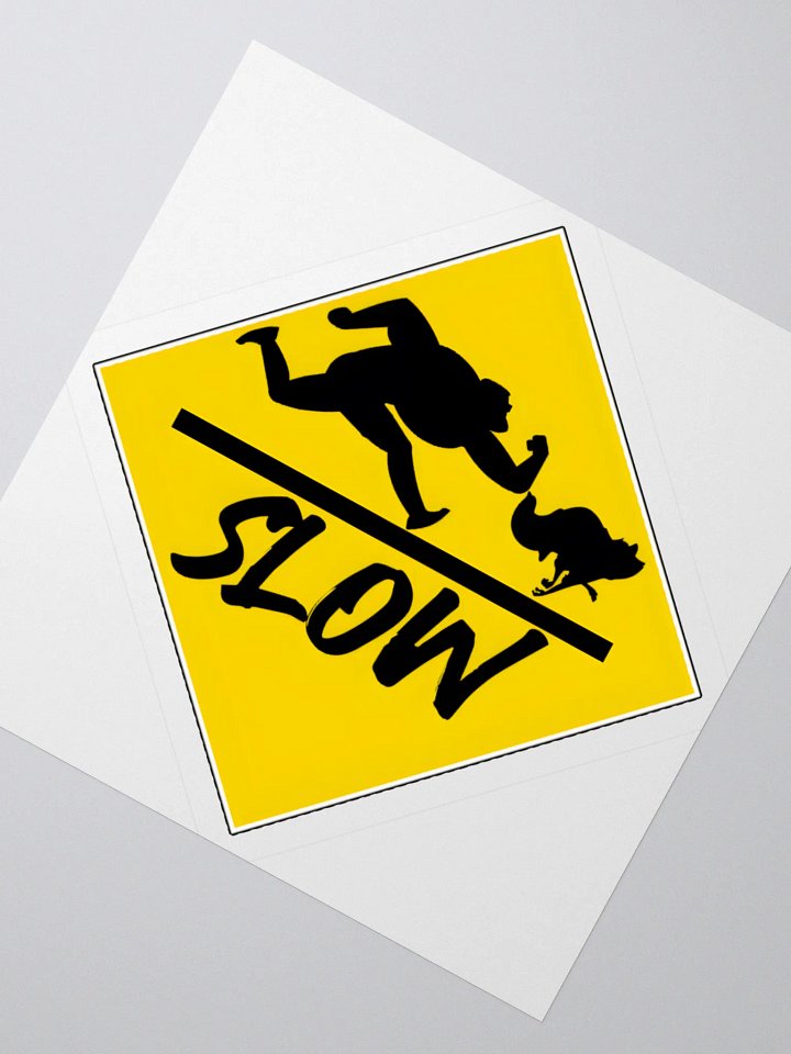 SLOW Sticker product image (5)