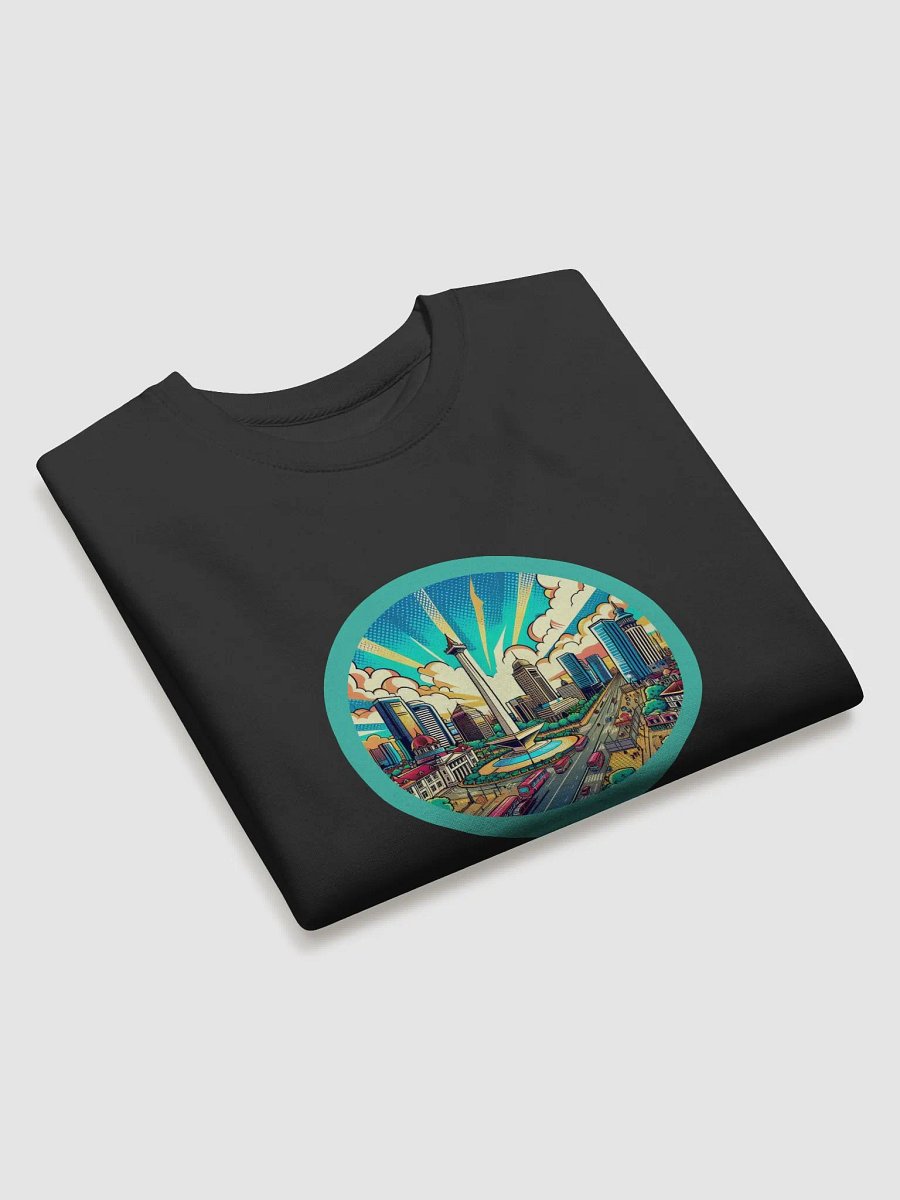 Cityscape Map Pin Premium Sweatshirt | AI Design Jakarta city product image (3)