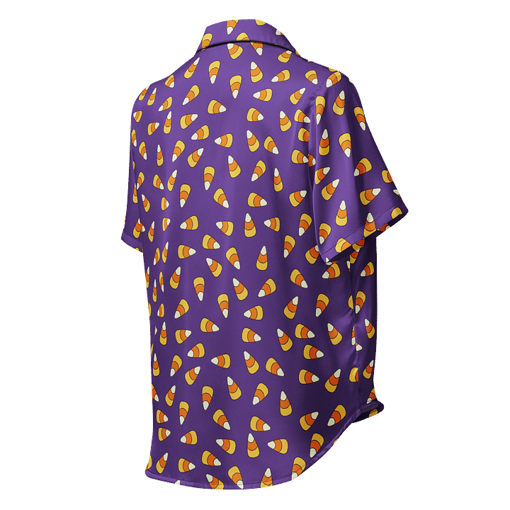 "Scattered Candy Corn" Pattern - Women's Short Sleeve Pajama Top product image (2)