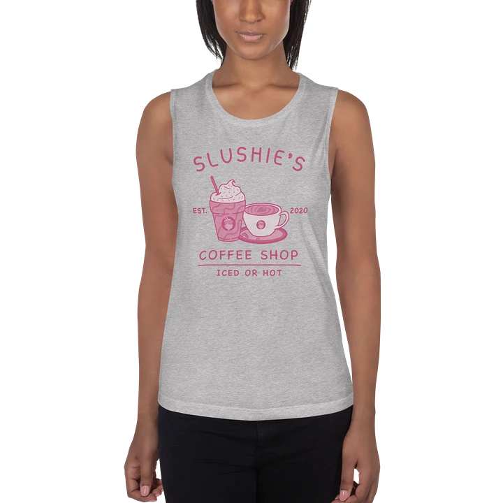 Slushie's Coffee Shop (Pink) | Women's Muscle Tank product image (2)