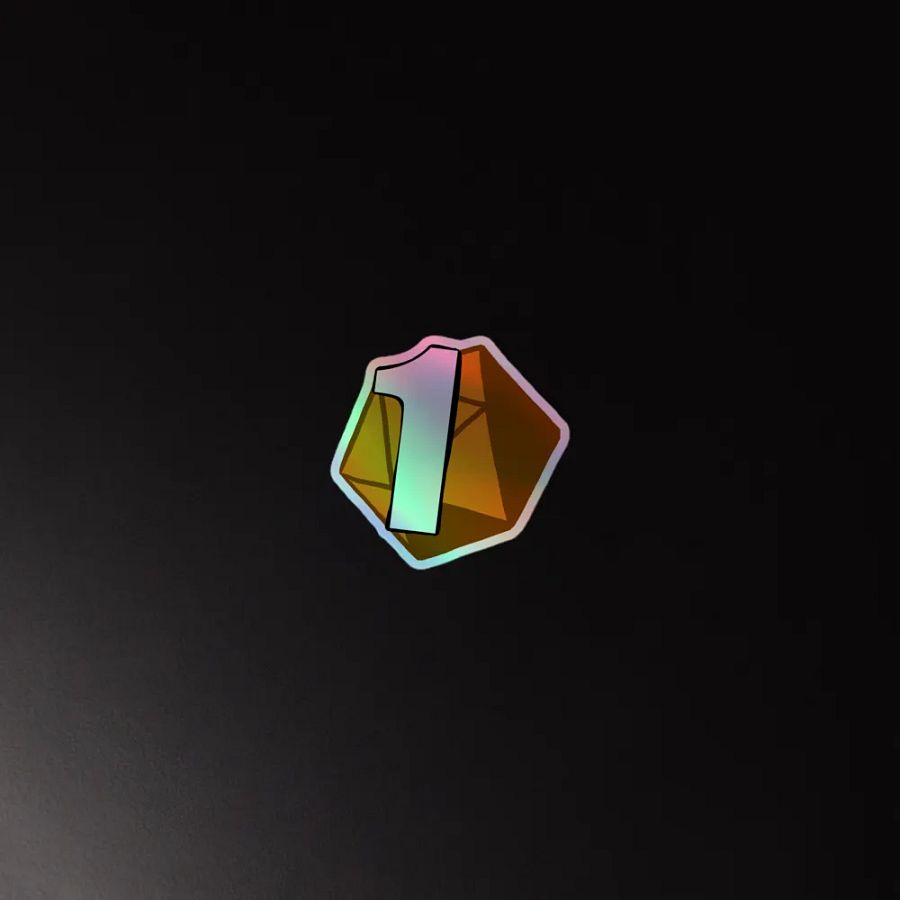 NAT 1 HOLO DICE STICKER product image (4)