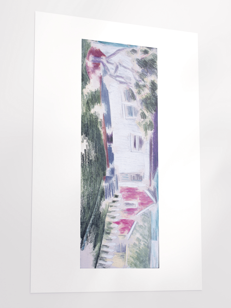 Three houses 1985 print product image (4)