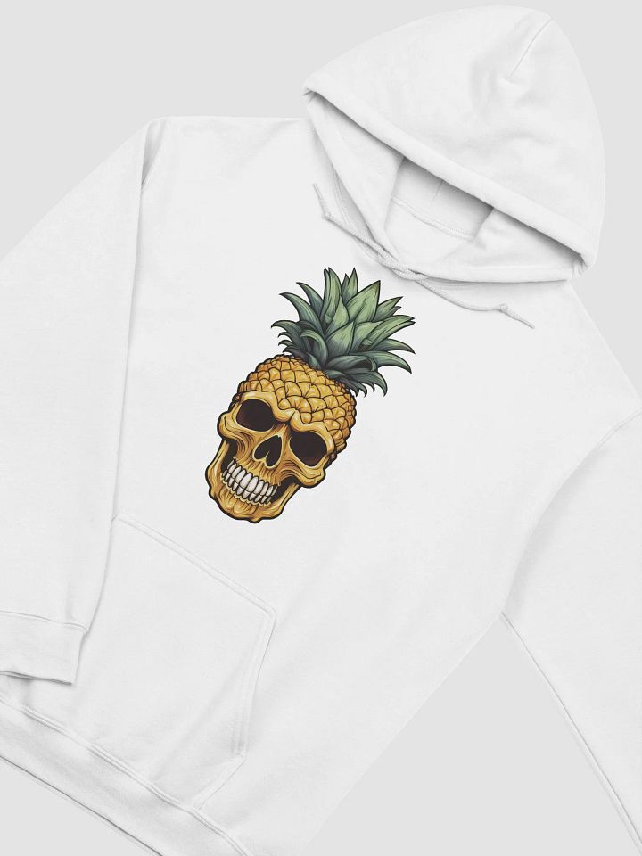 Pineapple Skull – Unique Gothic Tropical Graphic Hoodie product image (5)