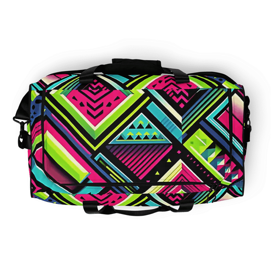 Neon Pop Art Duffle Bag product image (9)