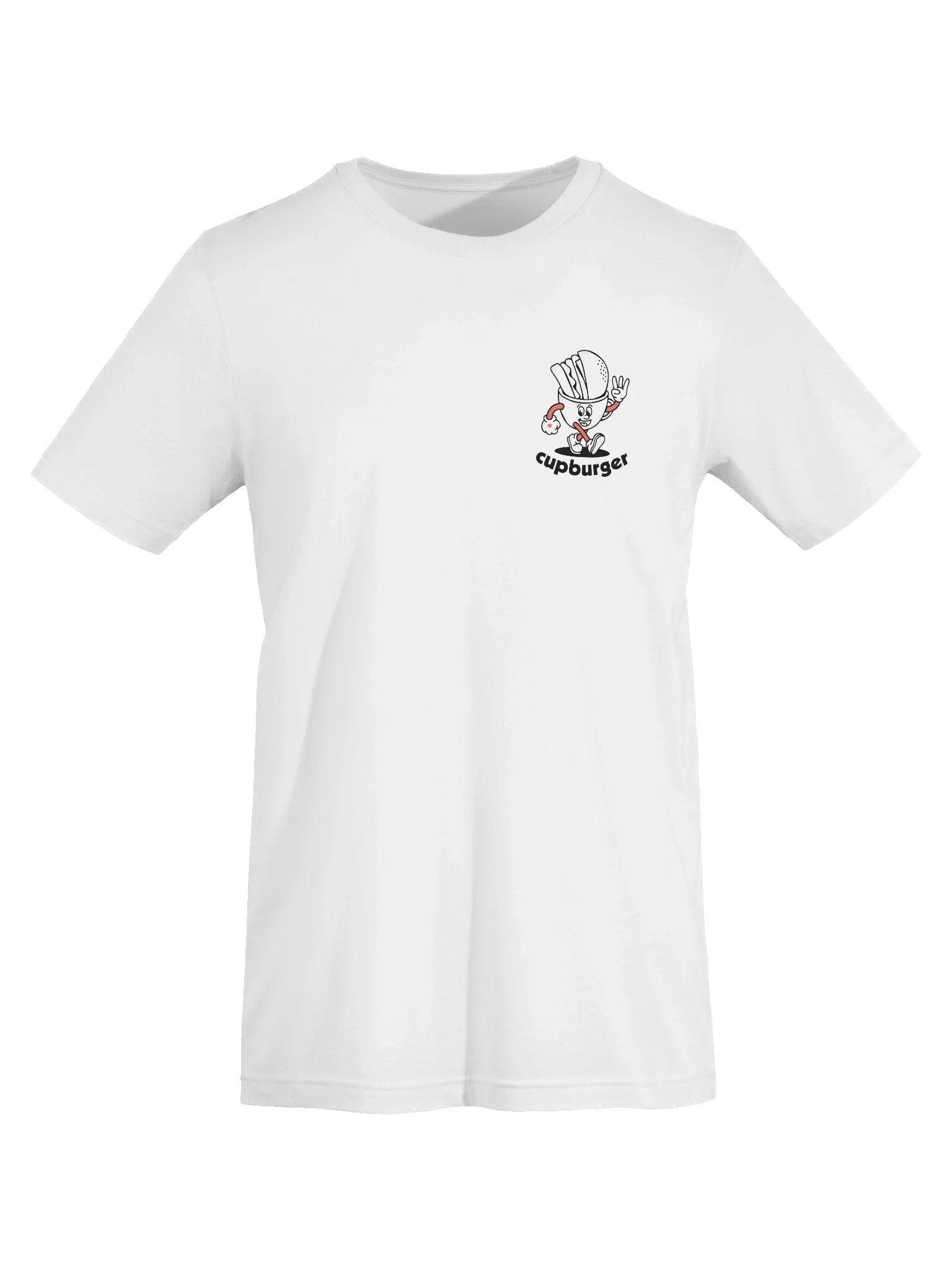 Cupburger "Fast Food" White Tee product image (7)