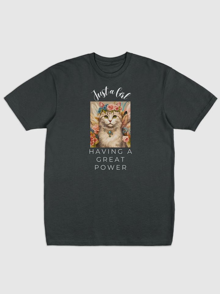 Regal Feline Flower Crown Tee product image (1)