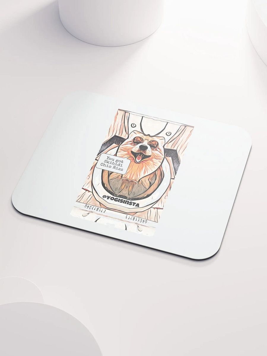 Skibidi Ohio Rizz Dog Mouse Pad product image (3)