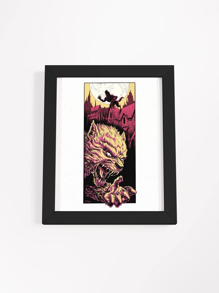 Wolfman Orange Framed Print product image (3)