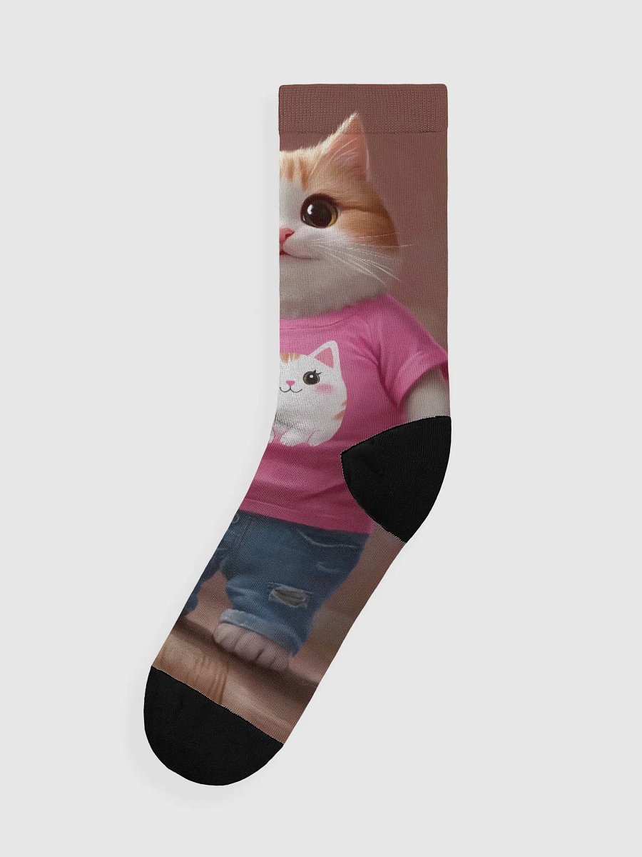 Cute Cat Sustainable Socks / pet.dance.lovers product image (1)