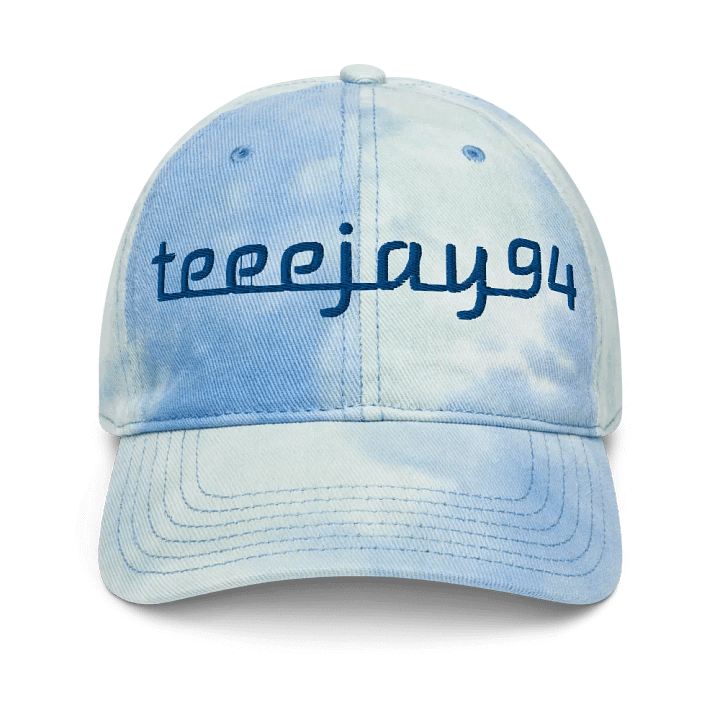 TEEEJAY94 TIE-DYE DAD HAT (SKY BLUE) product image (1)