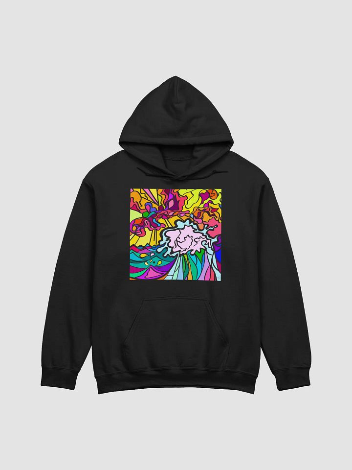 Vibrant Swirls Classic Hoodie - Wave at Sunset product image (1)