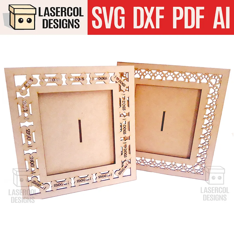 Photo frame Bundle (eight Styles) - Laser Cut Files product image (3)