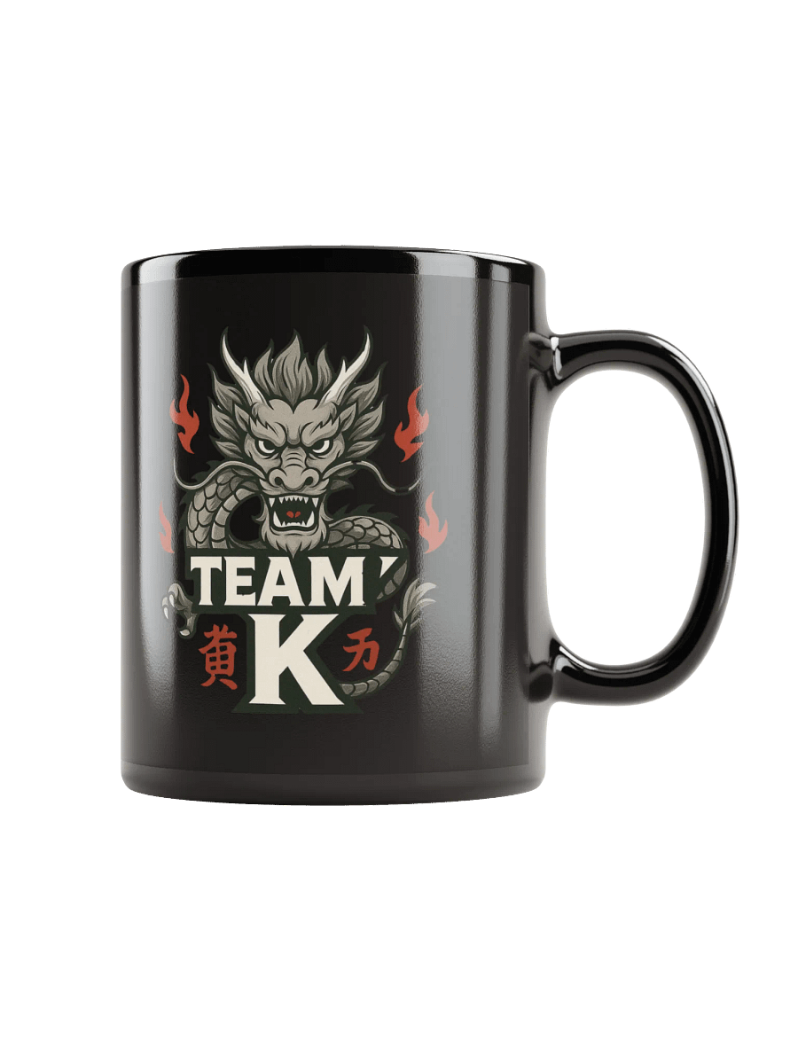 Team K China Black Mug product image (1)
