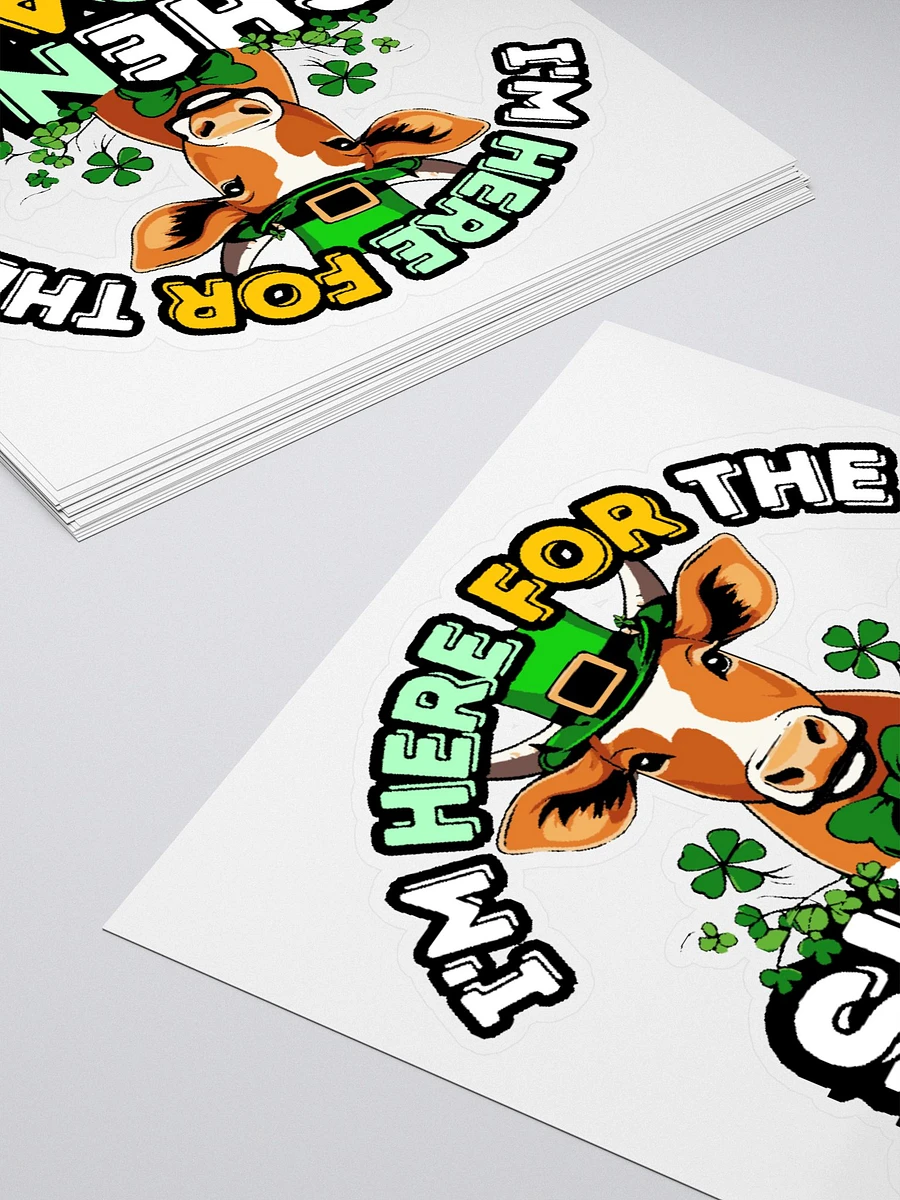 Saint Patricks Day Cow Sticker product image (4)