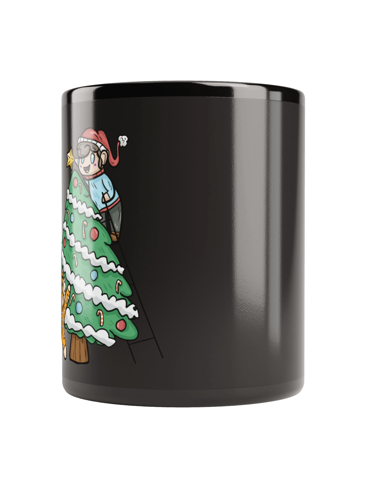 Arcade Warrior Tree Black Mug Christmas 2025 product image (2)