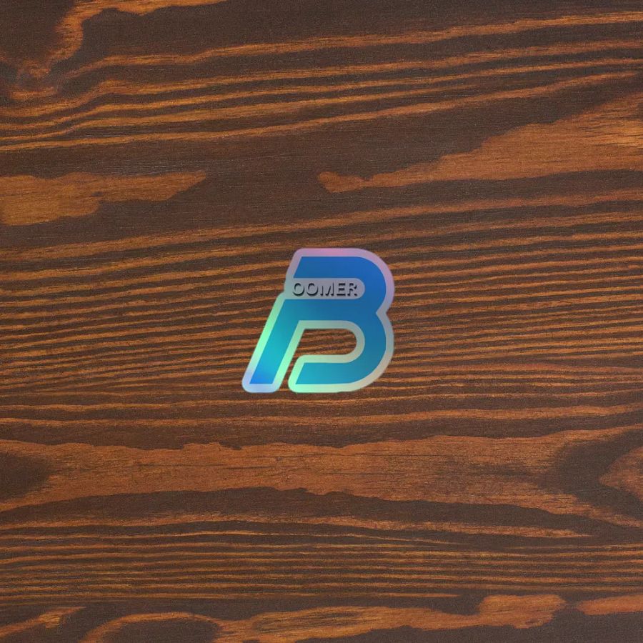 BOOMER- Cut Holographic Sticker Sheet product image (4)