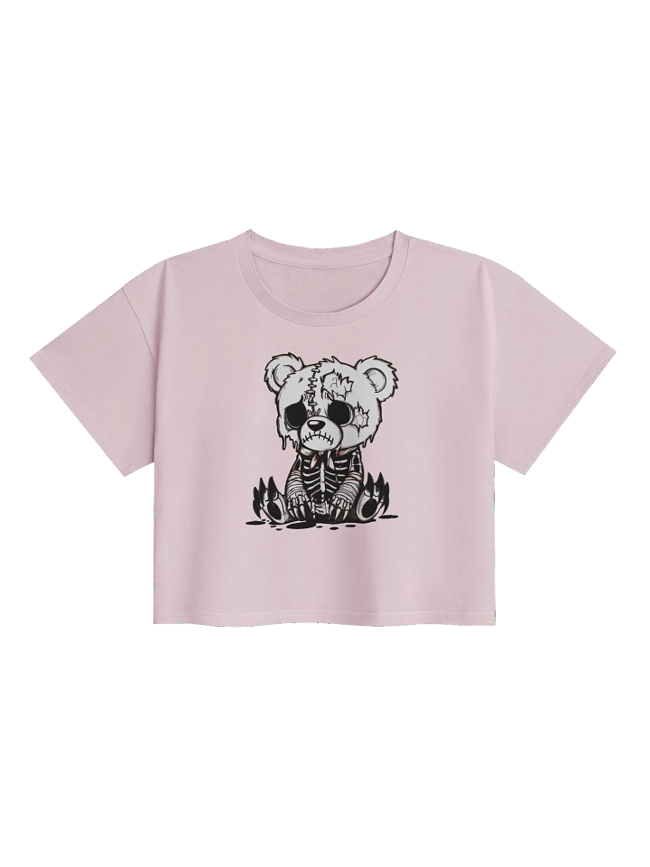 Sad Bear Crop Top T-shirt product image (1)