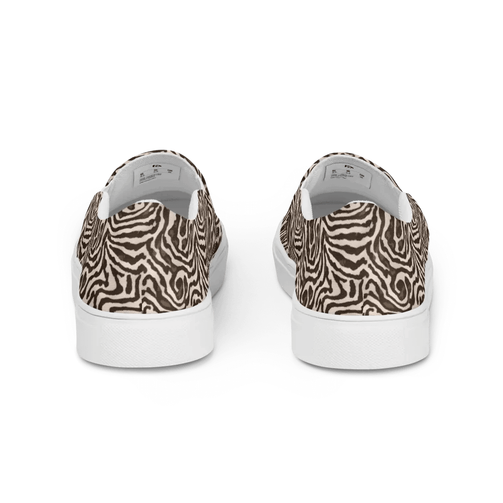 Brown Snake Women Canvas Shoes product image (4)