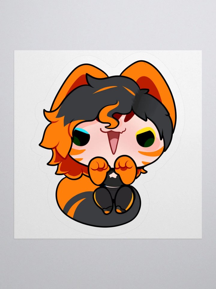 Mega - Orange Sticker product image (1)
