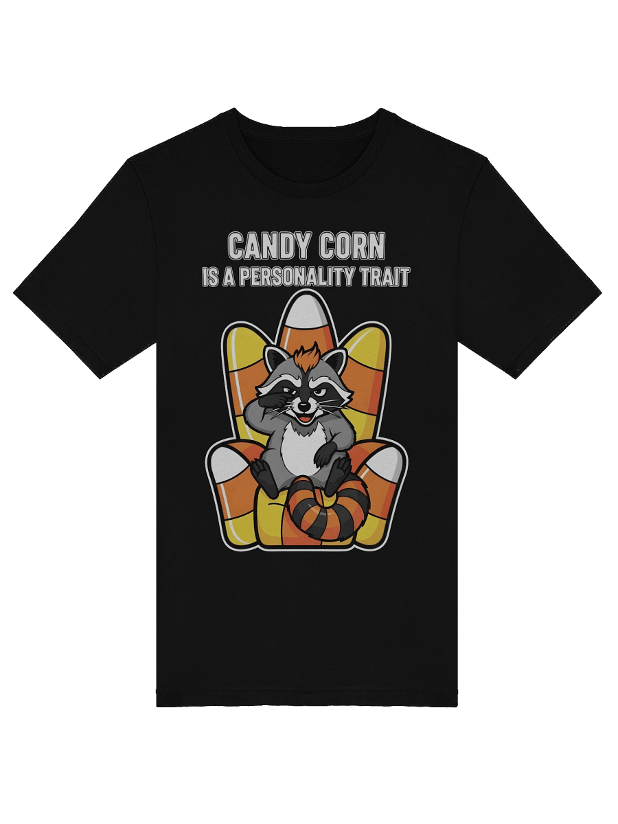 Candy Corn Personality Raccoon T-Shirt product image (17)