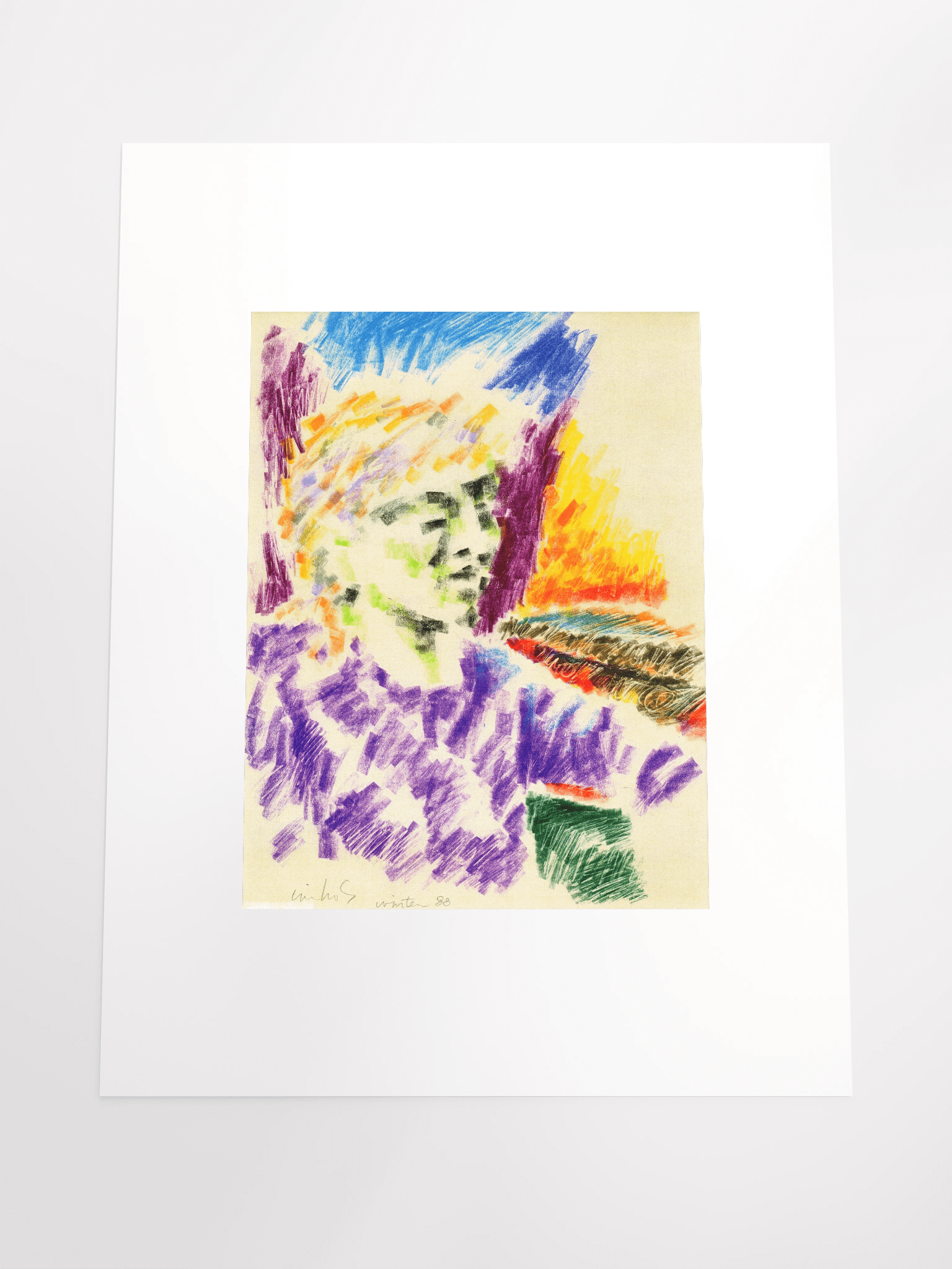 Head of a Woman 1988 print product image (5)