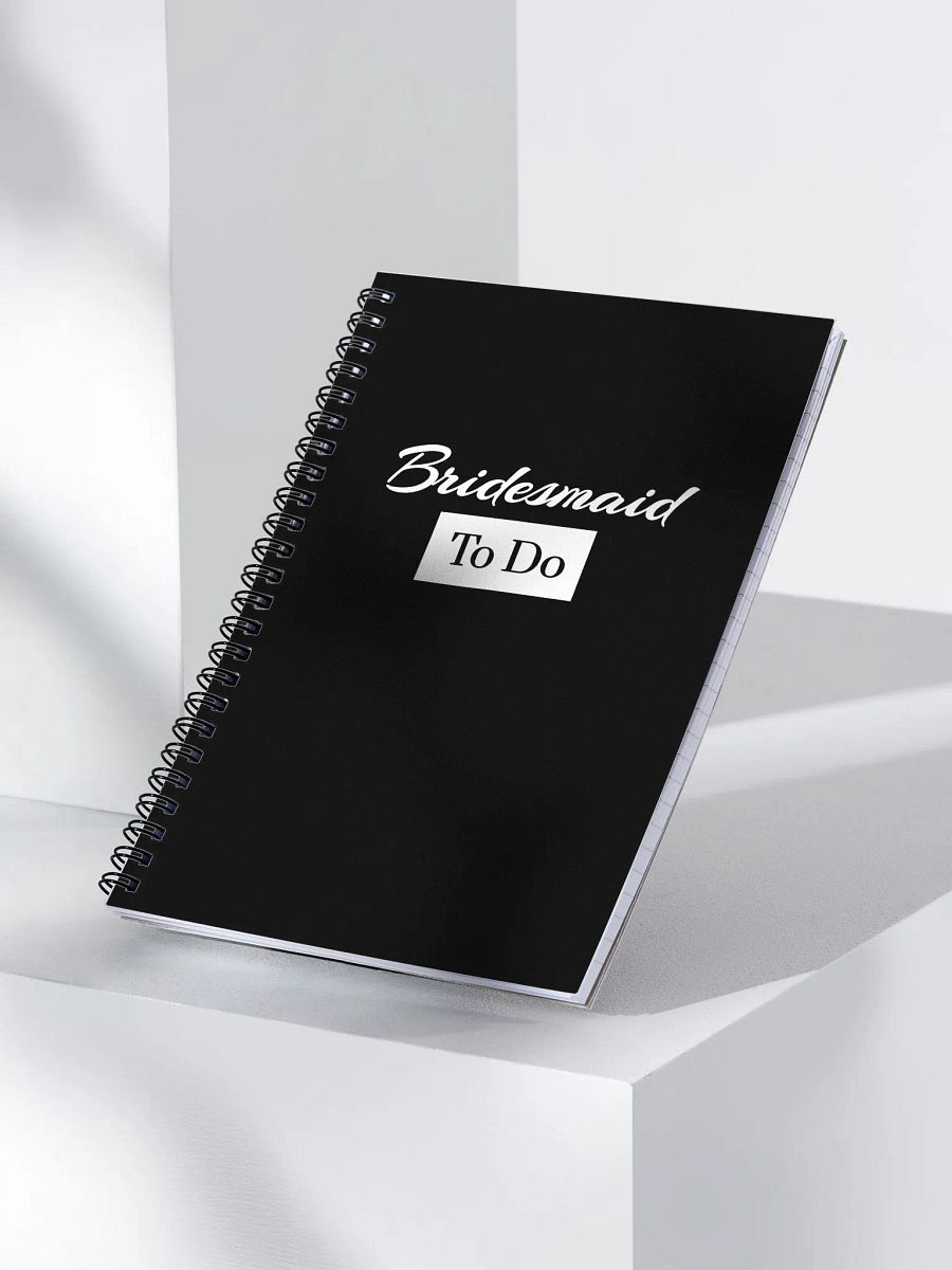 Bridesmaid To Do Journal product image (3)
