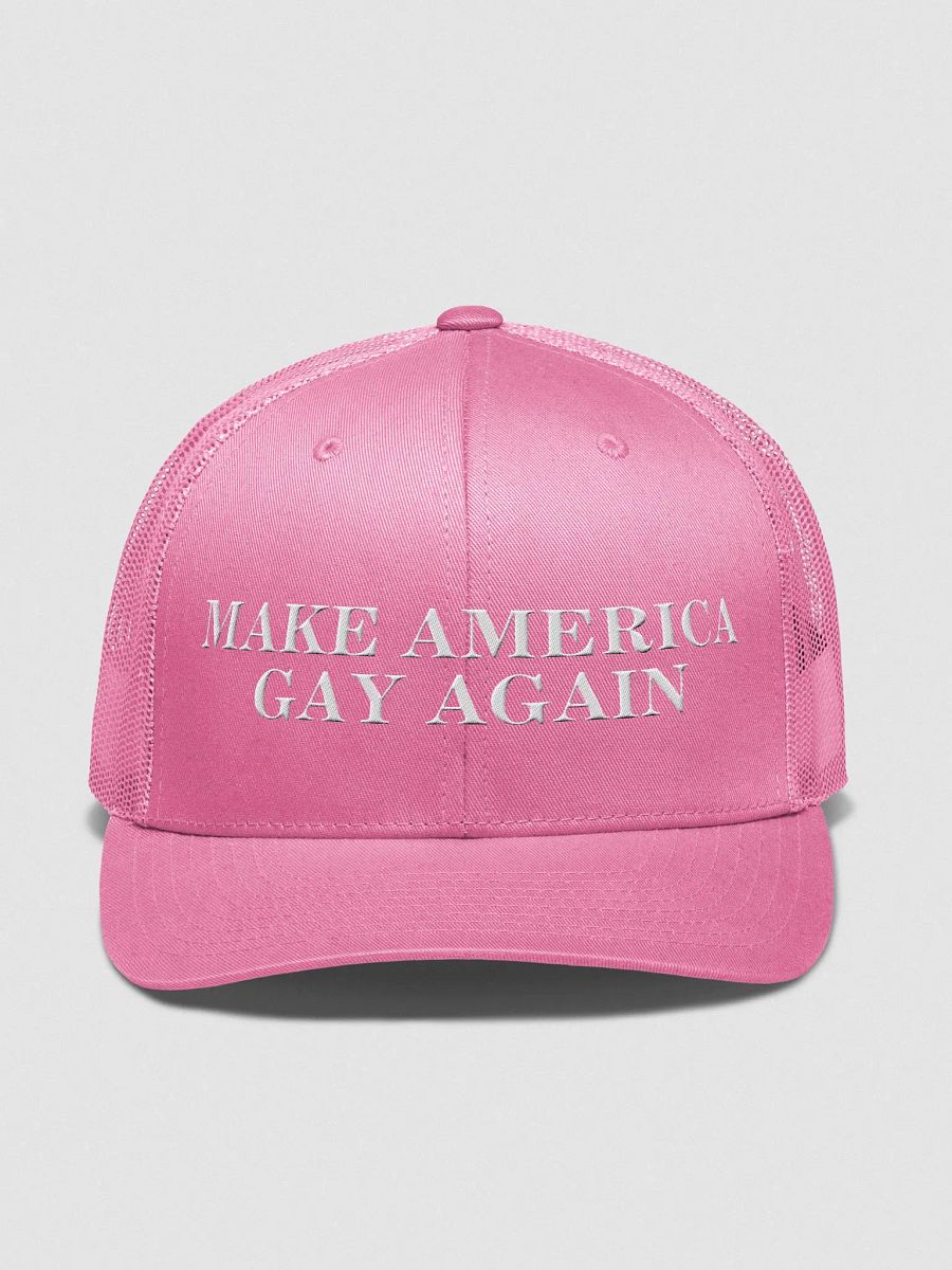 MAKE AMERICA ✨GAY✨ AGAIN TRUCKER HAT product image (1)
