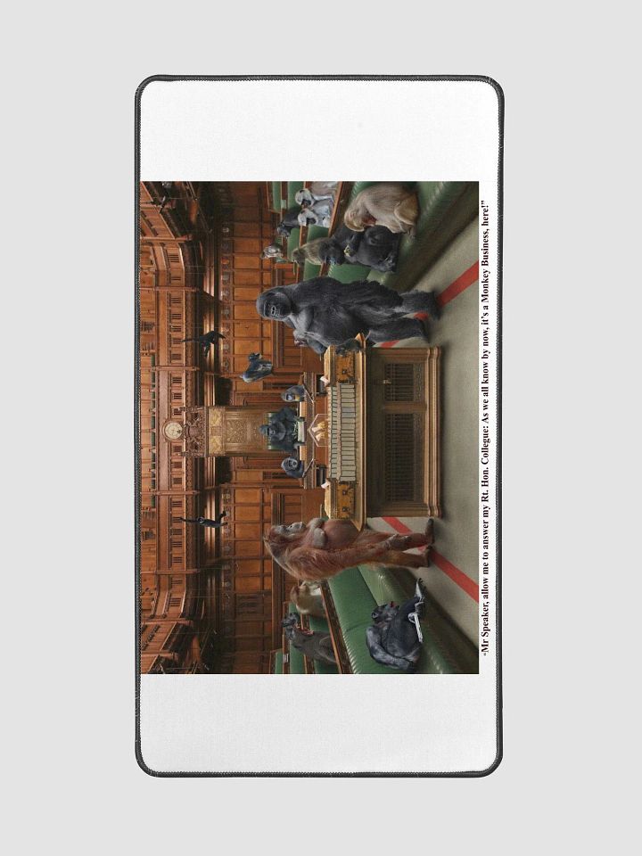 Monkey Business in Parliament Desk Mat product image (2)