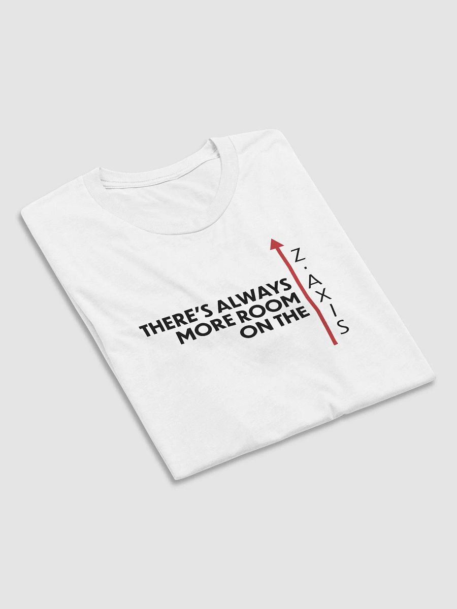 More room on the Z Axis (White) (Tri-blend Tee) product image (5)