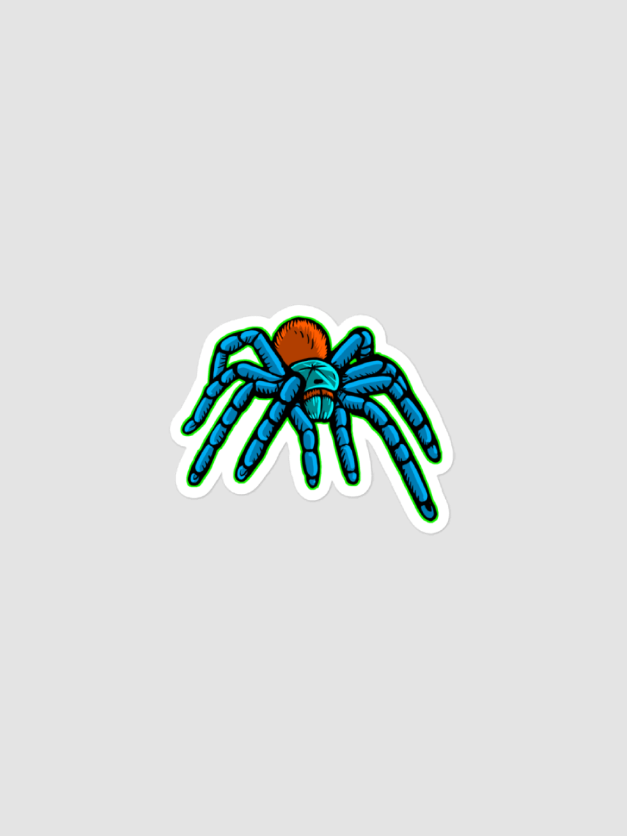 Green Bottle Blue Bubble-free stickers product image (1)
