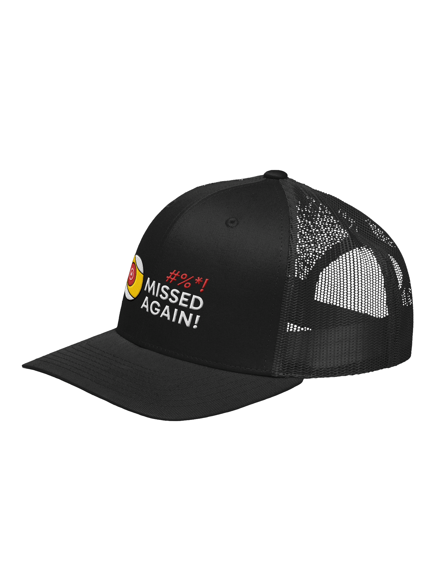 Missed Again! Logo Cap (Trucker - Black) product image (2)