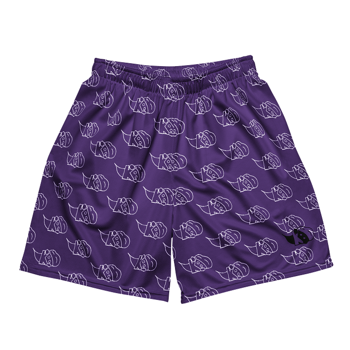 Purple Pattern KB Ball Shorts product image (2)