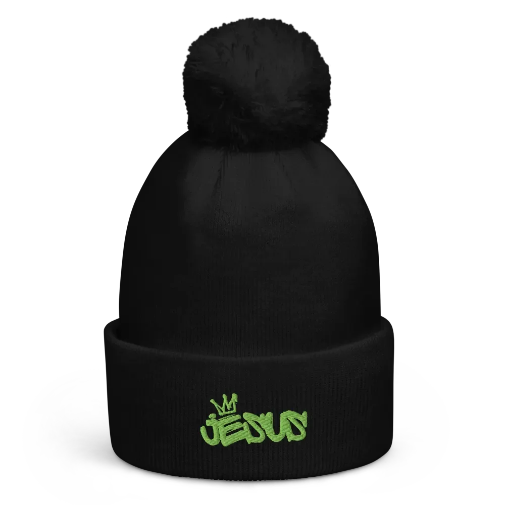 Royal Crowned Jesus Pom-Pom Beanie product image (1)