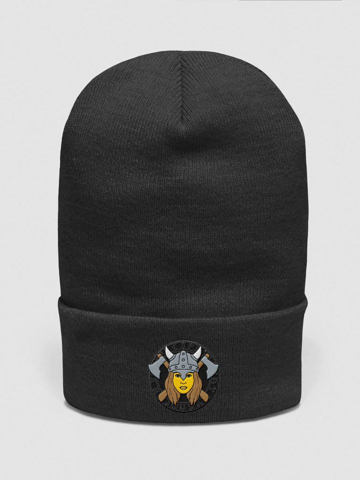 Shieldmaiden Embroidered Beanie product image (7)