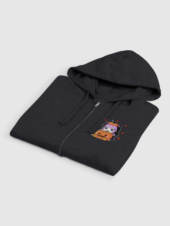 Chibi Pumpkin Zip-Up Hoodie (Double-Sided)! product image (2)