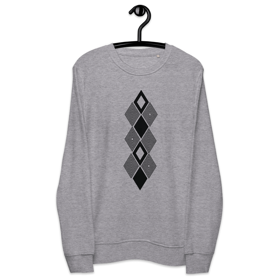 Black and white triangle design Unisex Sweatshirt product image (7)