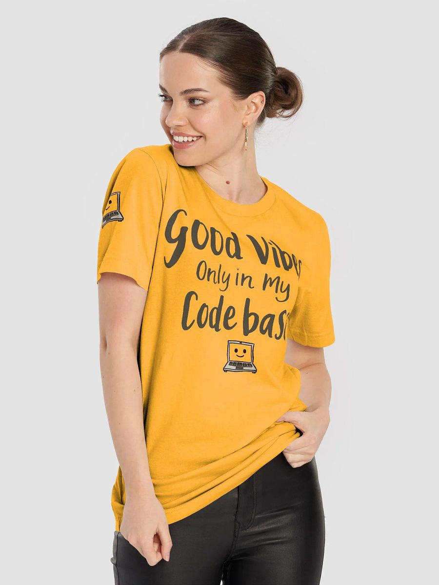 Good Vibes Codebase Tee – Supersoft & Stylish product image (2)