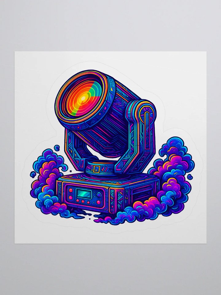 Theatrically Jerry: "Smoke & Mirrors" Moving Head Light Stickers product image (1)