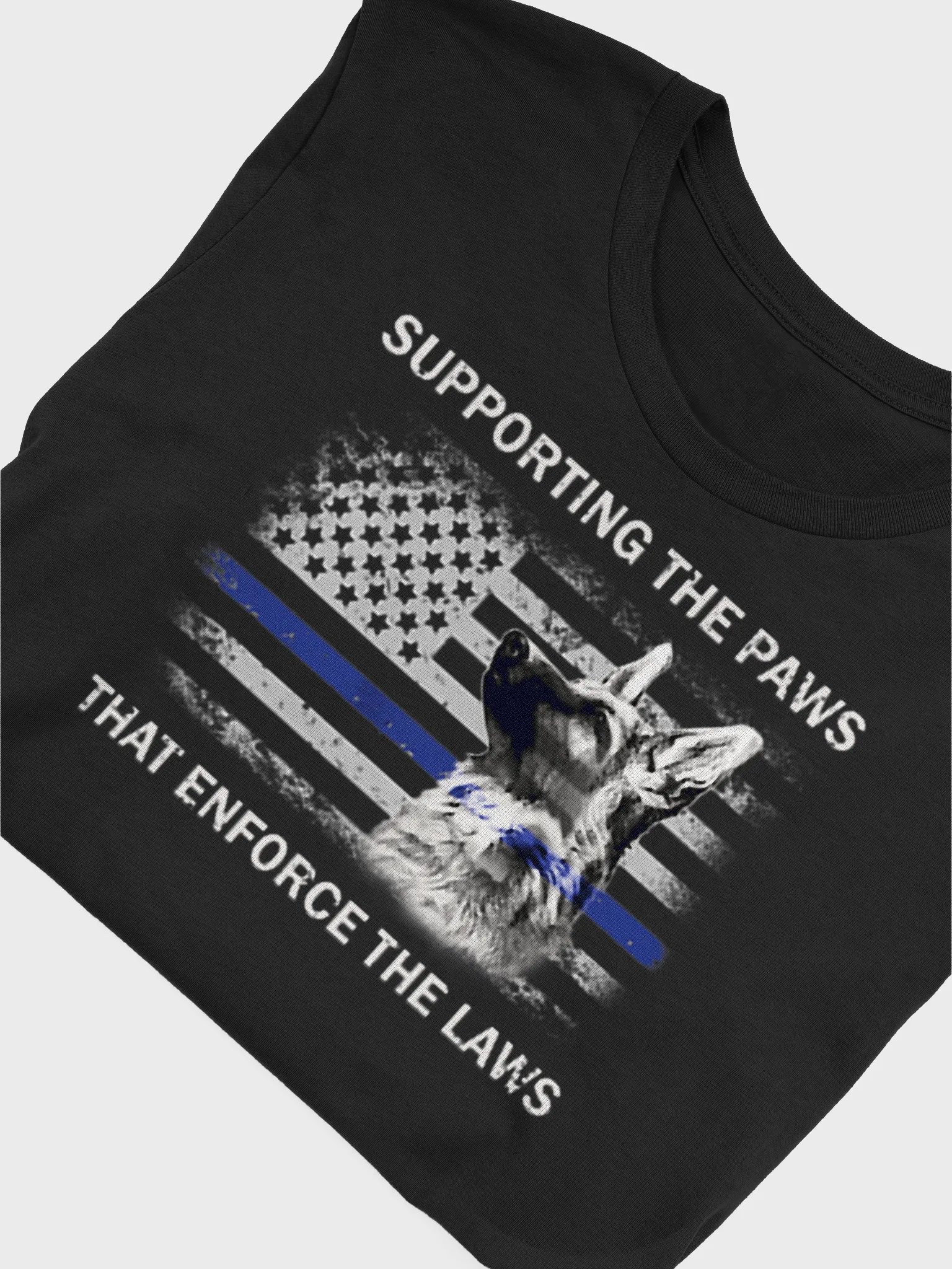 Supporting the Paws That Enforce The Laws - Adult T-Shirt product image (5)