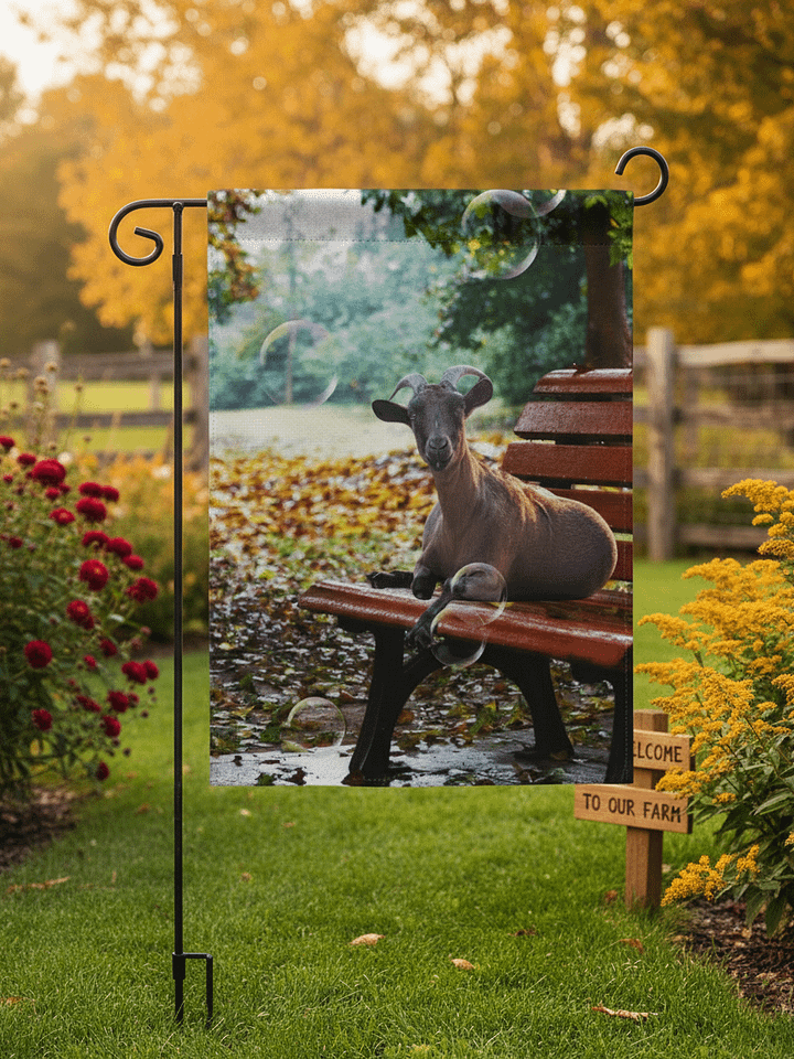 Rey The Goat Farm Flag product image (1)