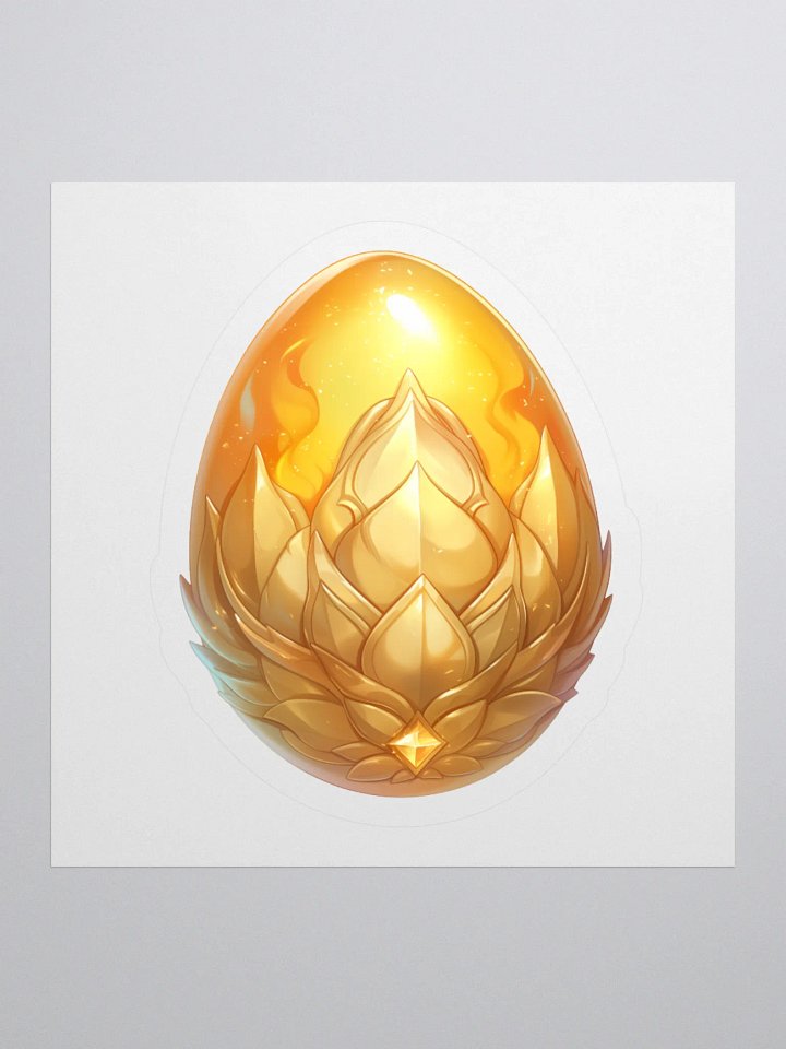 Gold Dragon Egg - Sticker product image (2)