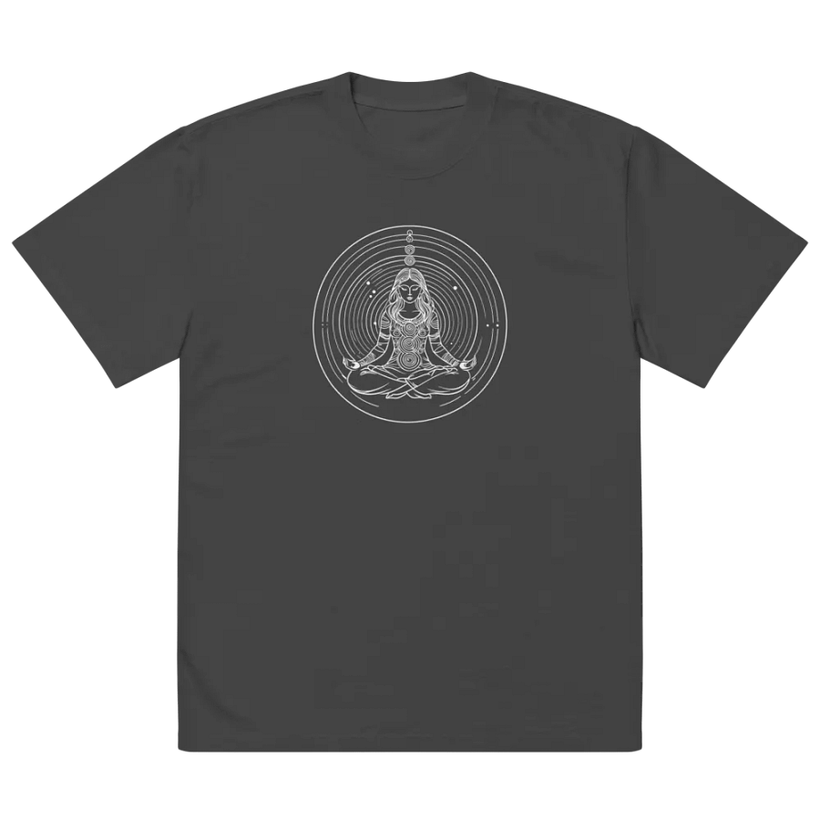 [Meditation 2 - White] Oversized T-Shirt product image (3)