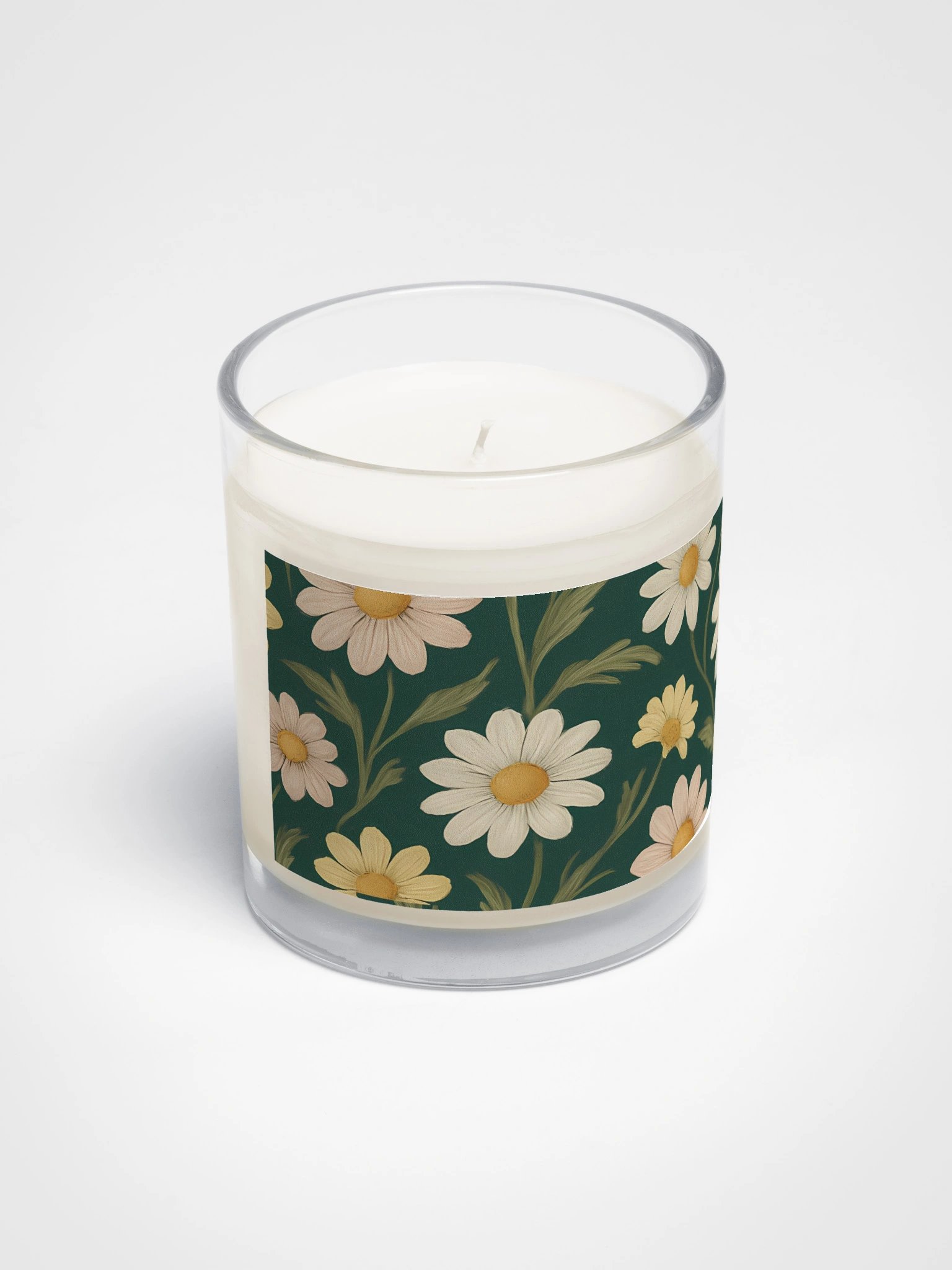 Daisy Soy Candle With Bright Floral Botanical Design product image (2)