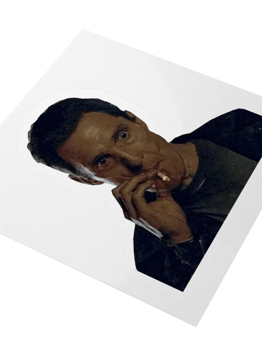 Smoker Meme Kiss Cut Stickers product image (7)