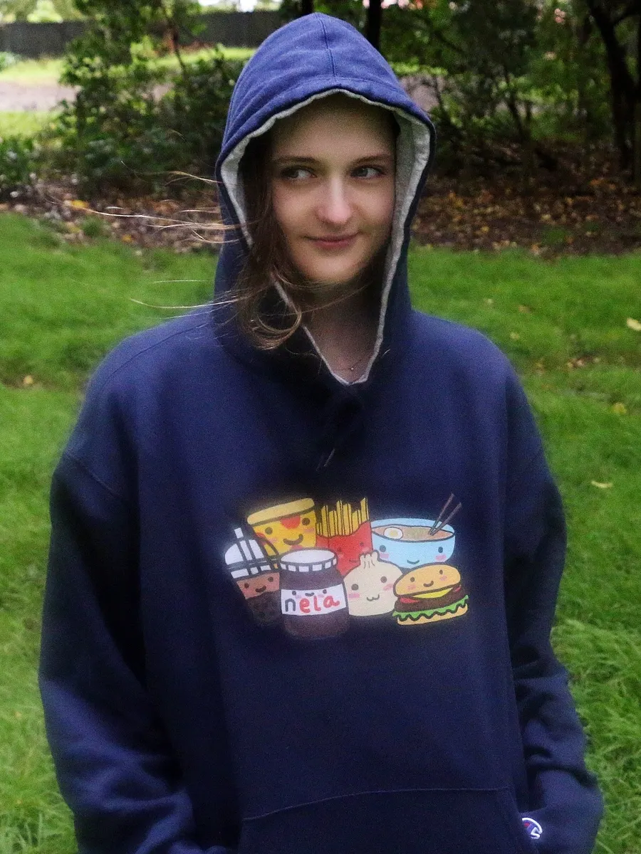 CHAMPION X NELA FOOD EMOJI HOODIE Nela Zisser