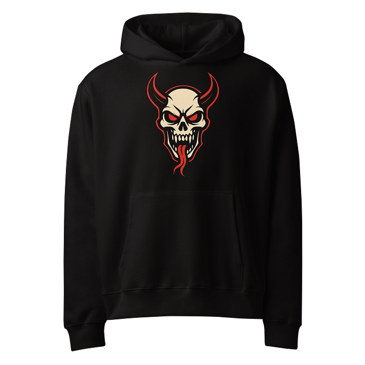 Demon Skull Oversized Hoodie product image (1)