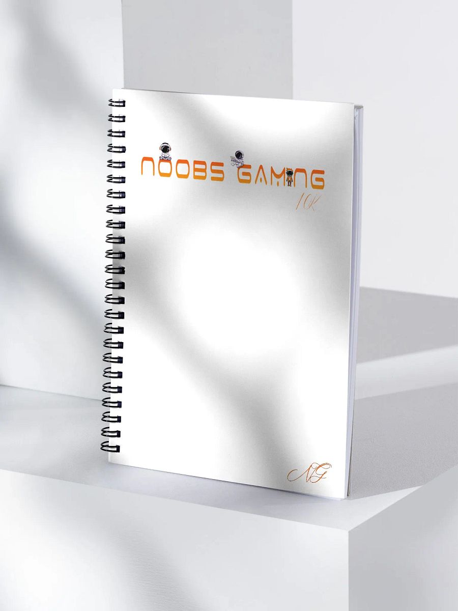 Noobs Gaming Spiral Notebook - 10k product image (4)