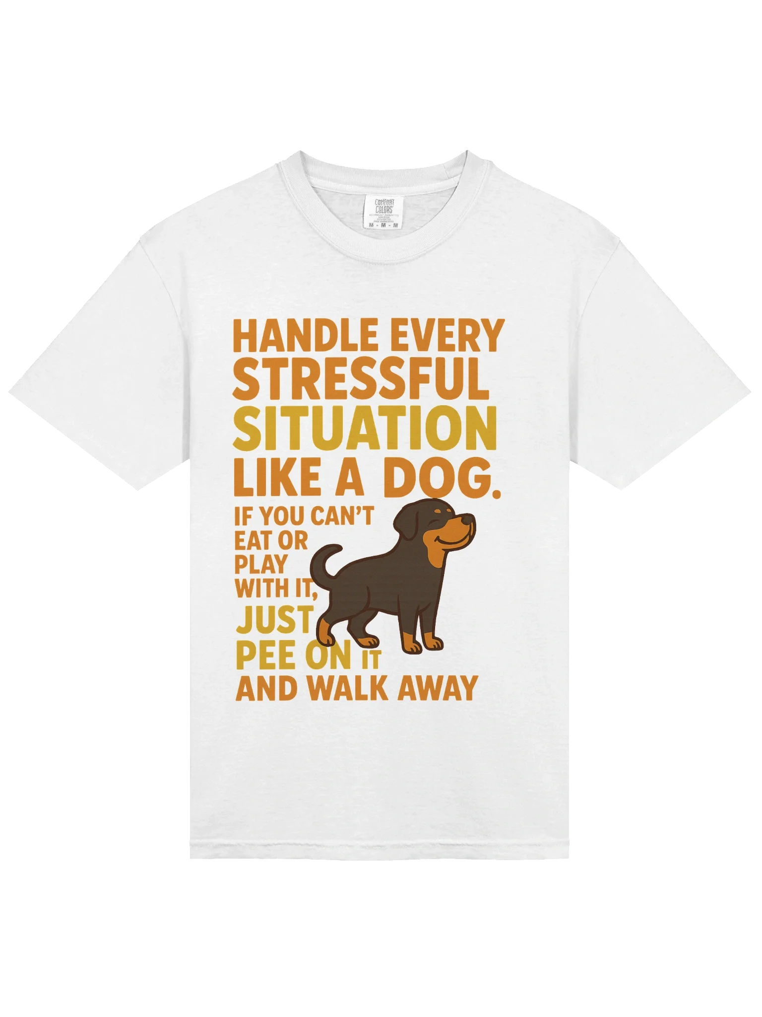 Rottweiler Pawsitive Attitude Tee product image (22)